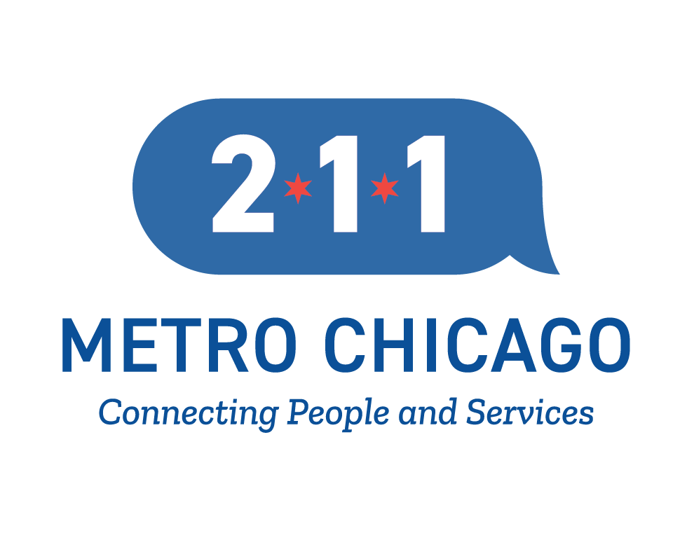 2-1-1 metro chicago logo
